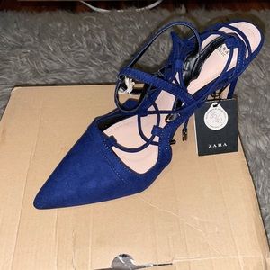 Zara Slingback Strappy heels